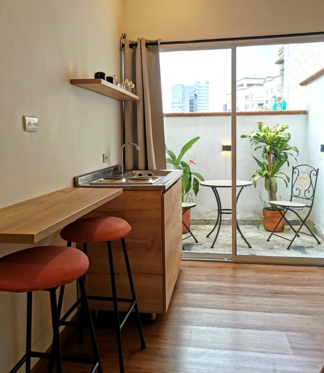 Studio with Balcony