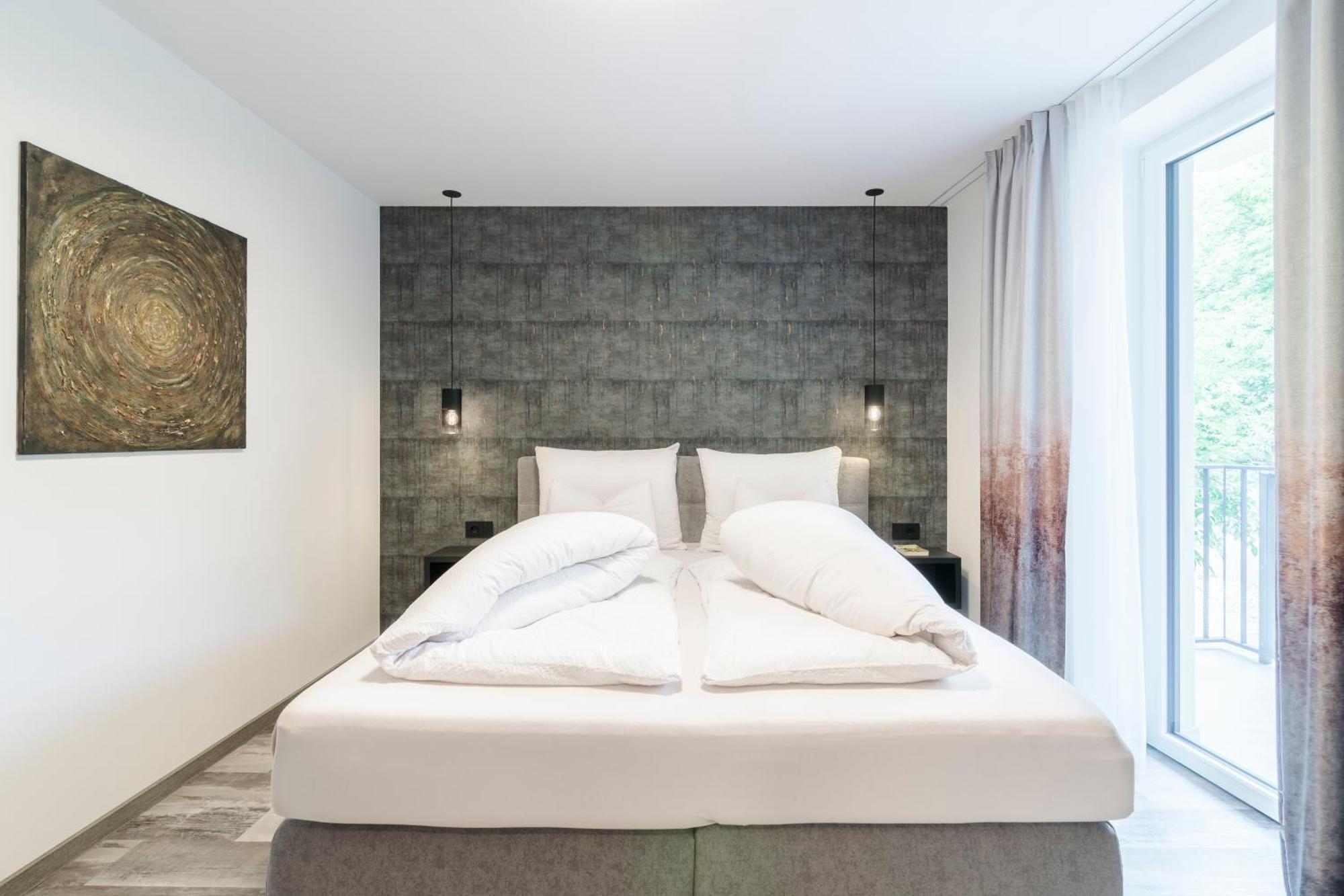 Apartment mit 1 Schlafzimmer, Balkon und Bergblick