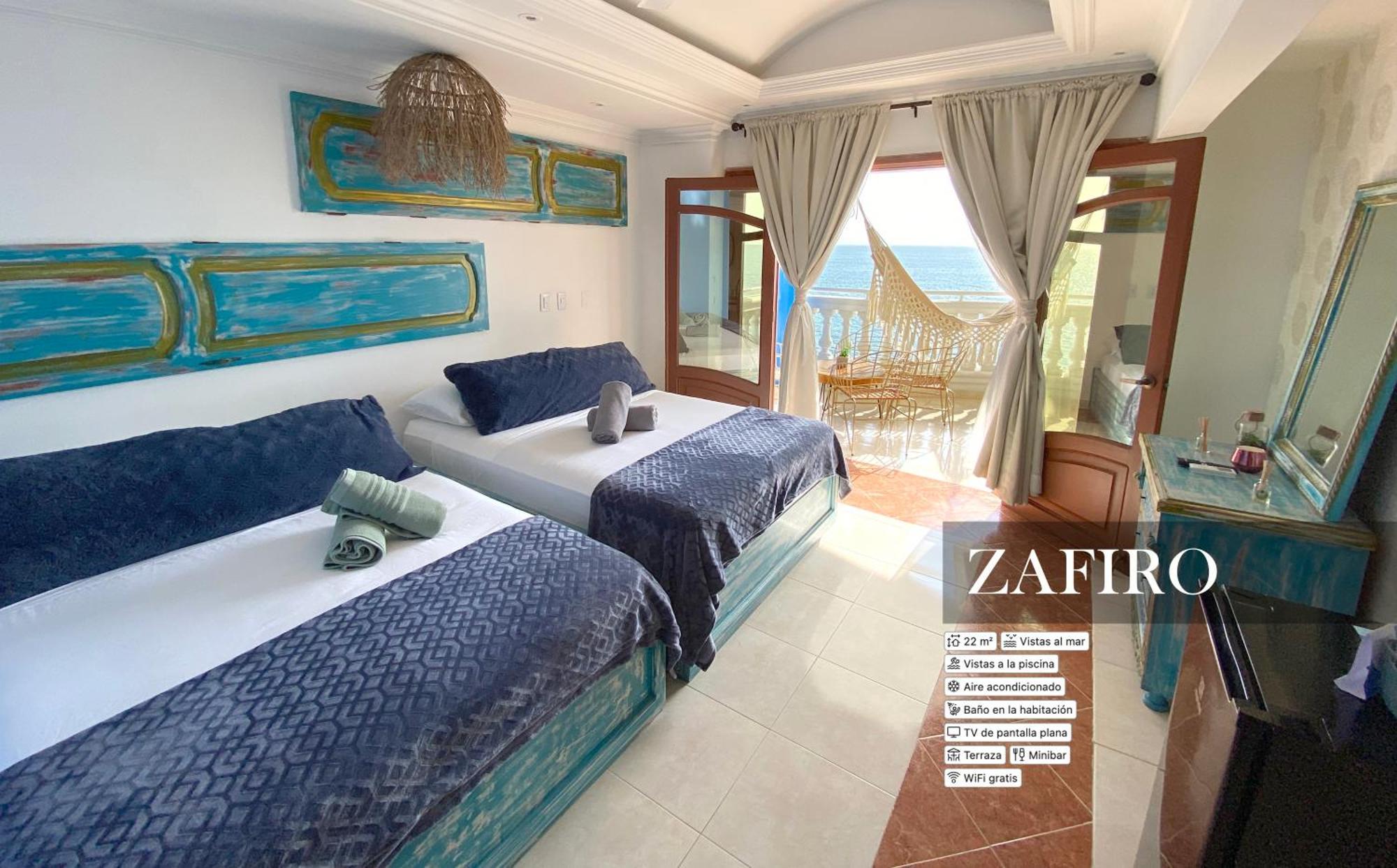 Habitación Doble Estándar con vistas al mar - 2 camas
