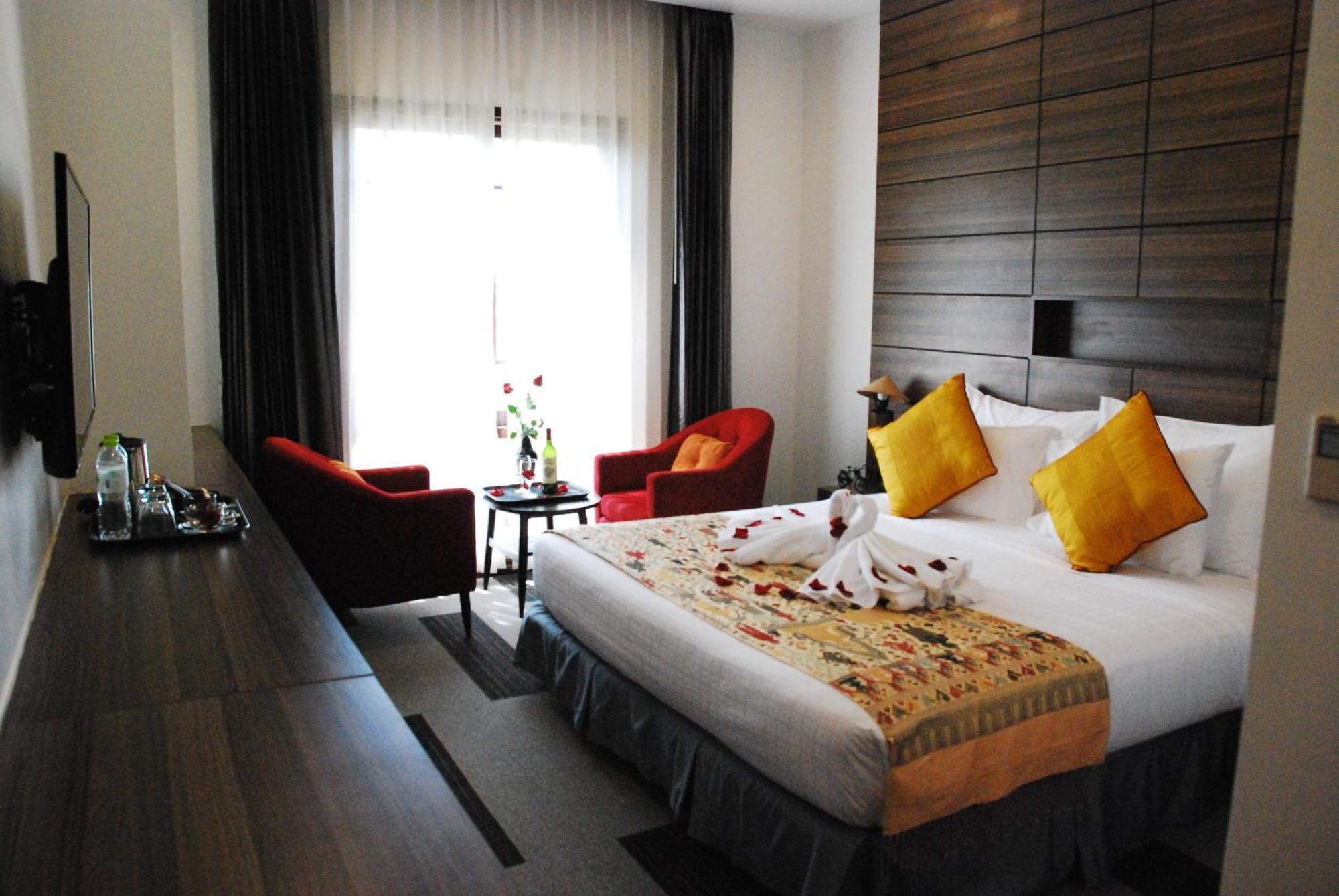 Junior Doppelzimmer mit Stadtblick